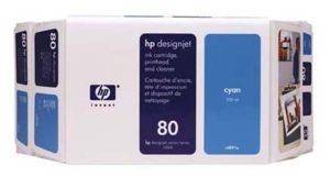  ,     HEWLETT PACKARD NO 80  (CYAN)  OEM: C4891A