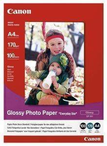  PHOTO PAPER PLUS CANON GLOSSY A4 100   OEM : GP-501