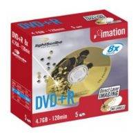 IMATION DVD+R 4,7GB 120MIN 16X LIGHTSCRIBE V1.2 JEWELCASE 5 PACK