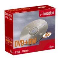 IMATION DVD+RW 4,7GB 120MIN 8X JEWELCASE 5 PACK