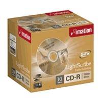 IMATION CD-R 700MB 80MIN 52X LIGHTSCRIBE V1.2 JEWELCASE 10 PACK