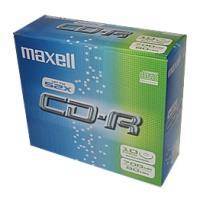 MAXELL CD-R 700MB 52X SLIM CASE - 10 PACK