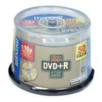 MAXELL DVD+R 4,7GB 16X FULL FACE PRINTABLE CAKEBOX 50