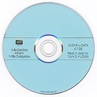 TAIYO YUDEN DVD+R BLUE 8X (UP TO 16X) SPINDLE 100 JAPAN MADE