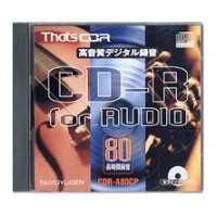 THAT\'S CD-R AUDIO CERAMIC COAT 80MIN 32X JEWEL CASE 10MM 10 PACK JAPAN MADE BY TAIYO YUDEN