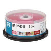 HEWLETT PACKARD DVD+R 16X 4.7GB CAKEBOX 25