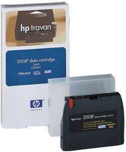 DATA CARTRIDGE HEWLETT PACKARD 1/8'' TRAVAN TR5 - 10-20GB  OEM: C4435A