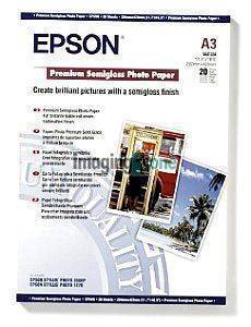  EPSON PREMIUM PHOTO PAPER SEMI GLOSS A3 20   OEM : S041334
