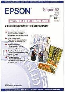  EPSON WATERCOLOR PAPER A3+ 20   OEM : S041352