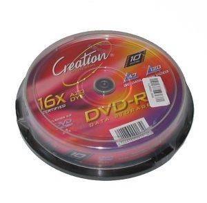 CREATION DVD-R 16X CAKEBOX 10