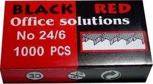   BLACK RED  24/6 1000 