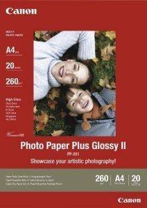  PHOTO PAPER PLUS CANON GLOSS A4 20   OEM : PP-201