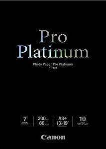  PHOTO PAPER PRO PLATINUM CANON GLOSS A3+ 10   OEM : PT-101D