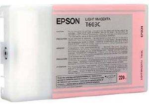 ORIGINAL EPSON INK CARTIDGE LIGHT MAGENTA 220ML OEM: T603C00
