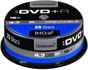 INTENSO 4811154 DVD+R 16X 4,7GB PRINTABLE CAKEBOX 25PCS