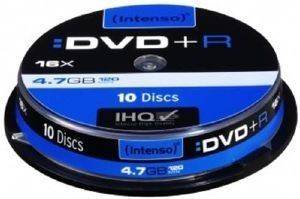 INTENSO 4111152 DVD+R INTENSO 4.7GB X16 4111152 10PCS