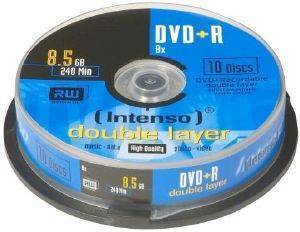 INTENSO 4311142 DVD+R INTENSO 8.5GB X8 DOUBLE LAYER 4311142 10PCS