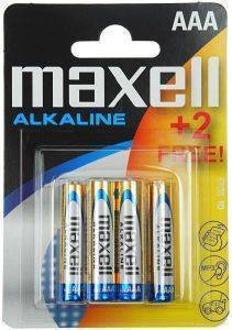  MAXELL ALKALINE 3A 4 + 2  LR03
