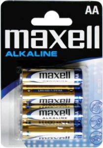  MAXELL ALKALINE AA 4 .