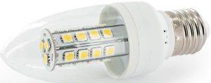  WHITENERGY LED C35 27SMD 5050 E27 3.5W WHITE COLD