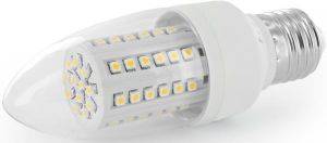  WHITENERGY LED C35 60SMD E27 3W WHITE COLD