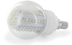  WHITENERGY LED B60 80LED E14 4W 230V WHITE COLD