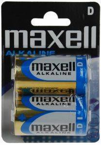  MAXELL ALKALINE SIZE D 2 .