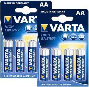 T VARTA HIGH ENERGY AA 8 LR6