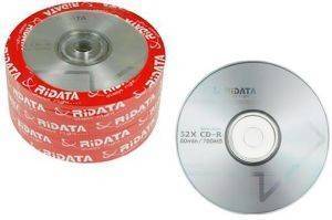 RIDATA 700MB 52X RED CD-R 50PCS