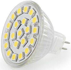  WHITENERGY LED GU5.3 21 SMD 5050 3.1W 12V WARM WHITE