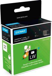 DYMO  SQUARE MULTIPURPOSE LABELS 25 X 25 MM.750.S0929120