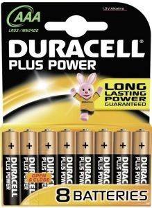  3A DURACELL PLUS POWER 8PACK LR03