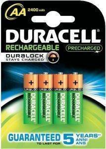  DURACELL RECHARGEABLE AA 2400MAH 4 HR6