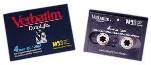 DDS TAPES VERBATIM 4MM - 125M / 12-24GB / DDS3