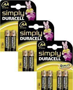 T DURACELL SIMPLY AA 12PACK