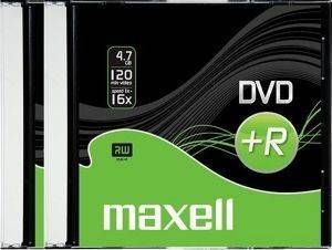MAXELL DVD+R 4,7GB 16X SLIMCASE 10PCS