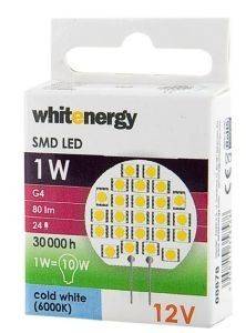  WHITENERGY LED G4 24 SMD3528 1W 12V COLD WHITE