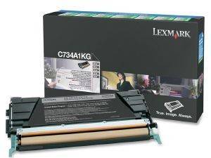  LEXMARK TONER. C734A1KG C73X BLACK OEM: C734A1KG