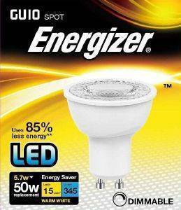  ENERGIZER LED SPOT GU10 5.5W 3000K DIMMABLE