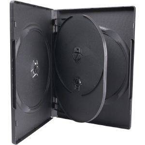 ESPERANZA CASE 4 DVD 14MM BLACK WITH TRAY