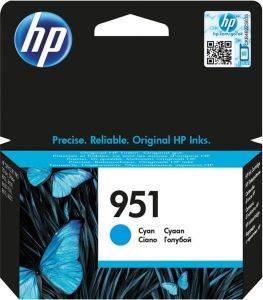   HEWLETT PACKARD NO.951  OFFICEJET PRO 8100/8600 CYAN OEM: CN050AE