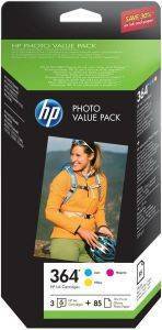   HEWLETT PACKARD NO.364  PHOTOSMART VALUE PACK 85 SHEETS 10X15CM OEM: CH082EE