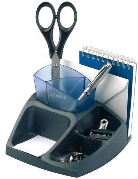 ΒΑΣΗ ΓΡΑΦΕΙΟΥ MAPED COMPACT OFFICE ΜΑΥΡΟ-ΜΠΛΕ MAPED