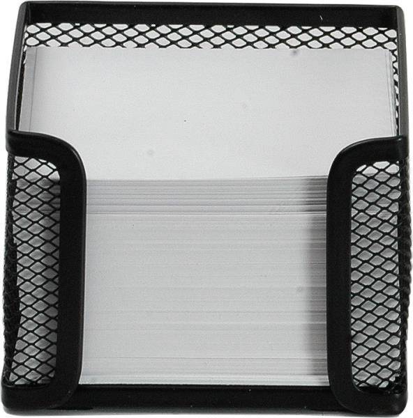 ΚΥΒΟΣ GK ΜΕΤΑΛΛΙΚΟΣ ΜΕ ΧΑΡΤΑΚΙΑ ΣΗΜΕΙΩΣΕΩΝ 10X10CM ΜΑΥΡΟ ΧΡΩΜΑ (3015) GK