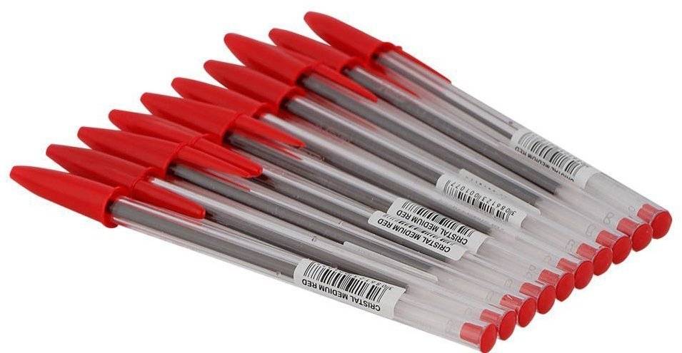 ΣΤΥΛΟ BIC CRISTAL MEDIUM POINT RED 10ΤΕΜ