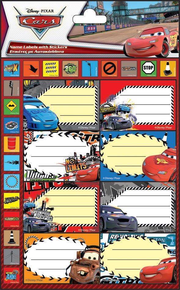 THE CARS ΕΤΙΚΕΤΑ CARS