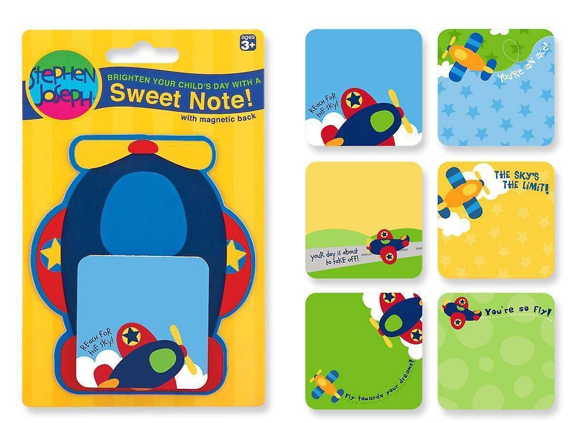 ΜΠΛΟΚΑΚΙ ΑΥΤΟΚΟΛΛΗΤΑ ΧΑΡΤΑΚΙΑ STEPHEN JOSEPH SWEET NOTES AIRPLANE