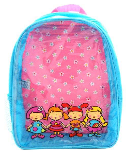 ΤΣΑΝΤΑ ΝΗΠΙΟΥ ΟΒΑΛ HAPPY HOUSE HH06BG0015 SWEET CHEEK ΛΟΥΛΟΥΔΙΑ ΜΠΛΕ ΡΟ HAPPY HOUSE