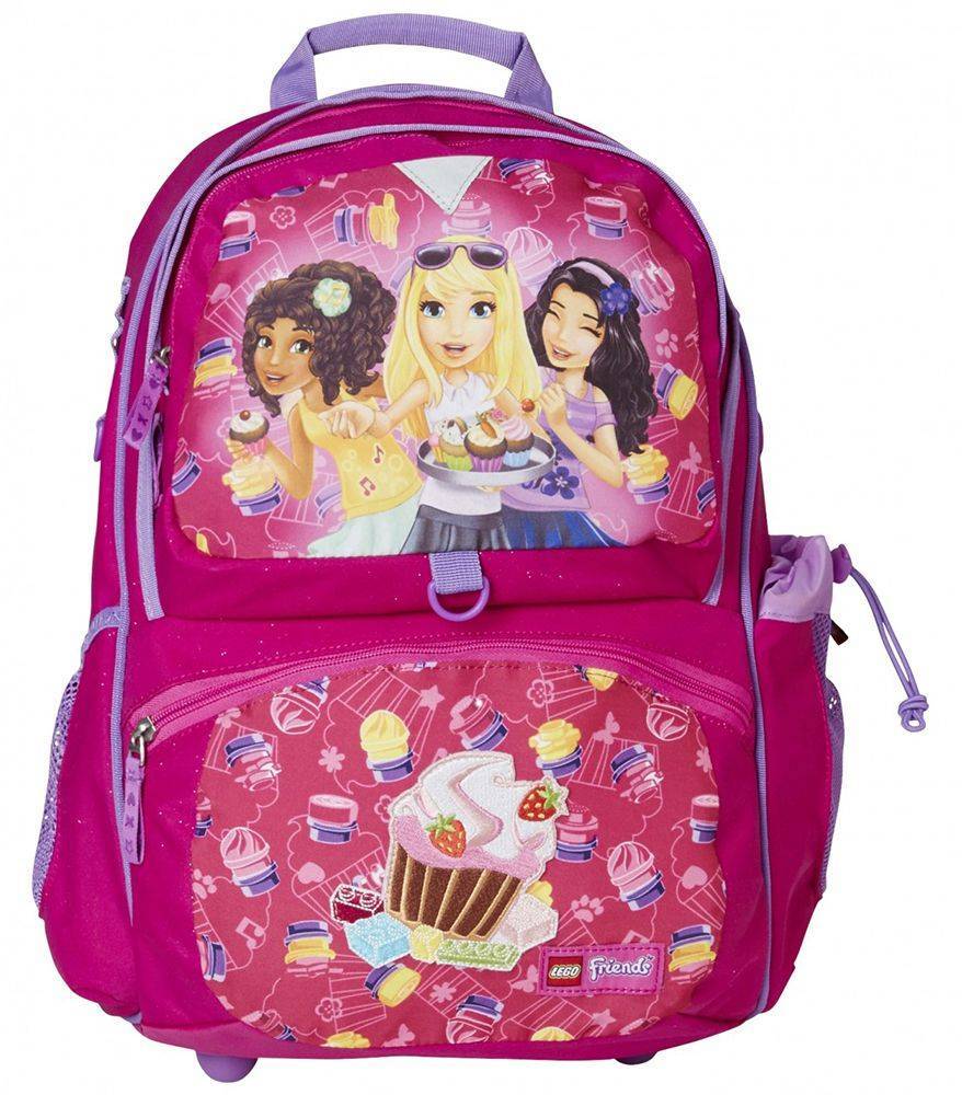 ΣΑΚΙΔΙΟ ΠΛΑΤΗΣ ΔΗΜΟΤΙΚΟΥ LEGO FRIENDS CUPCAKE ΜΕ ΑΠΟΣΠΩΜΕΝΗ ΤΣΑΝΤΑ 23LT LEGO