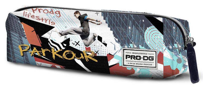 ΚΑΣΕΤΙΝΑ ΟΒΑΛ KARACTERMANIA PRODG MULTICOLORED SQUARE PENCIL CASE HS PARKOUR 22X6X5,5CM
